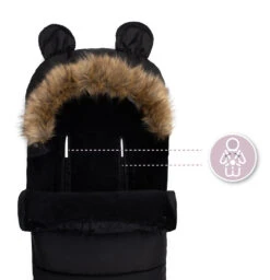 Momi Black Universele Voetenzak AKCE00032 5 Momi Black Universele Voetenzak AKCE00032 -babybenodigdheden momi black universele voetenzak akce00032 4