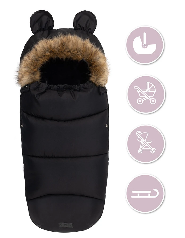 Momi Black Universele Voetenzak AKCE00032 Momi Black Universele Voetenzak AKCE00032 -babybenodigdheden momi black universele voetenzak akce00032 6