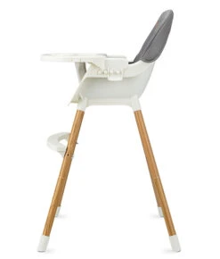 Momi Flovi Light Grey/White 2-in-1 Kinderstoel KRKA00020 -babybenodigdheden momi flovi light grey white kinderstoel krka00020 3