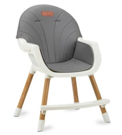 Momi Flovi Light Grey/White 2-in-1 Kinderstoel KRKA00020 -babybenodigdheden momi flovi light grey white kinderstoel krka00020 4