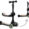 Momi Kiuru Black 2-in-1 Step/Loopfiets HUBA00035 -babybenodigdheden momi kiuru black 2 in 1 step loopfiets huba00035 1