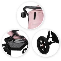 Momi Miya Pink Wandelwagen WOSP00031 11 Momi Miya Pink Wandelwagen WOSP00031 -babybenodigdheden momi miya pink wandelwagen wosp00031 10