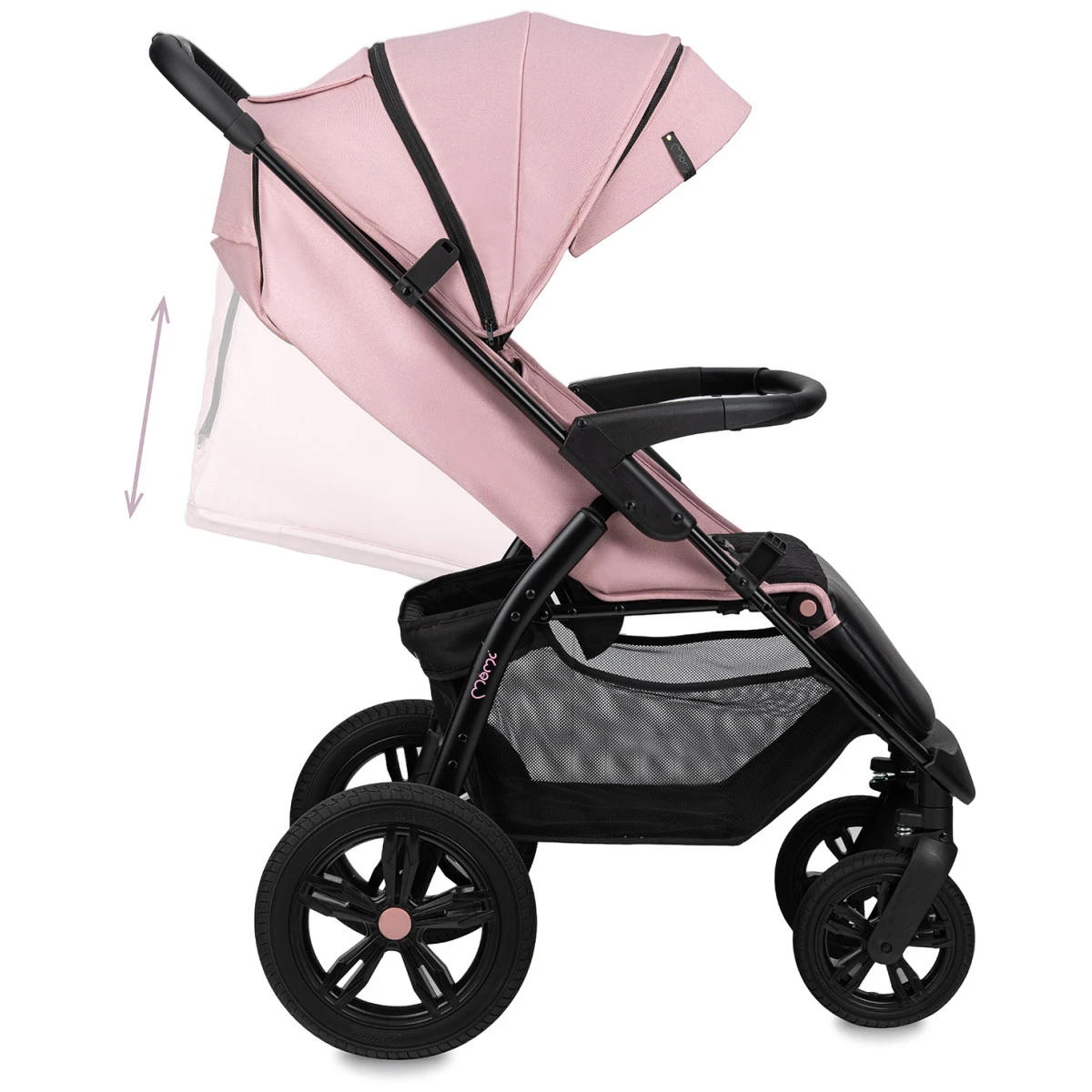 Momi Miya Pink Wandelwagen WOSP00031 Momi Miya Pink Wandelwagen WOSP00031 -babybenodigdheden momi miya pink wandelwagen wosp00031 8