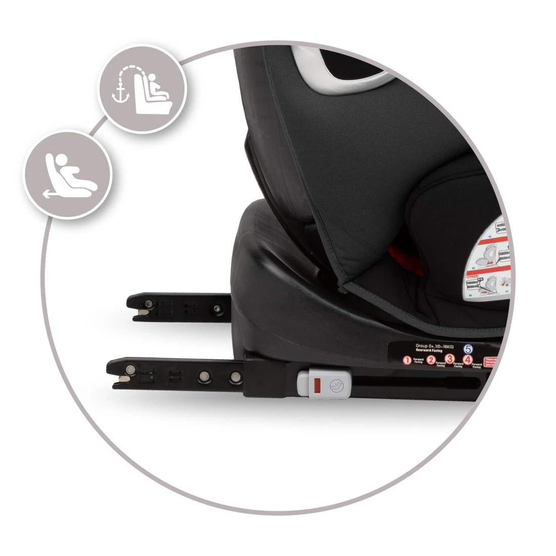 Momi Tordi Grijs Isofix 360° 0-36 Kg Autostoel FOSA00017 -babybenodigdheden momi tordi grijs isofix 360 0 36 kg autostoel fosa00017 10