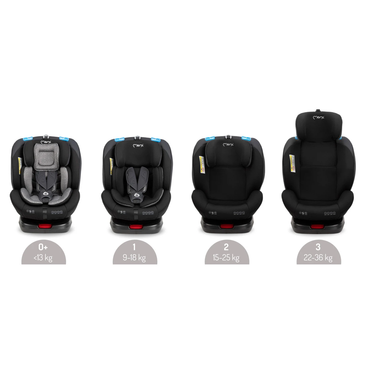 Momi Tordi Grijs Isofix 360° 0-36 Kg Autostoel FOSA00017 -babybenodigdheden momi tordi grijs isofix 360 0 36 kg autostoel fosa00017 6