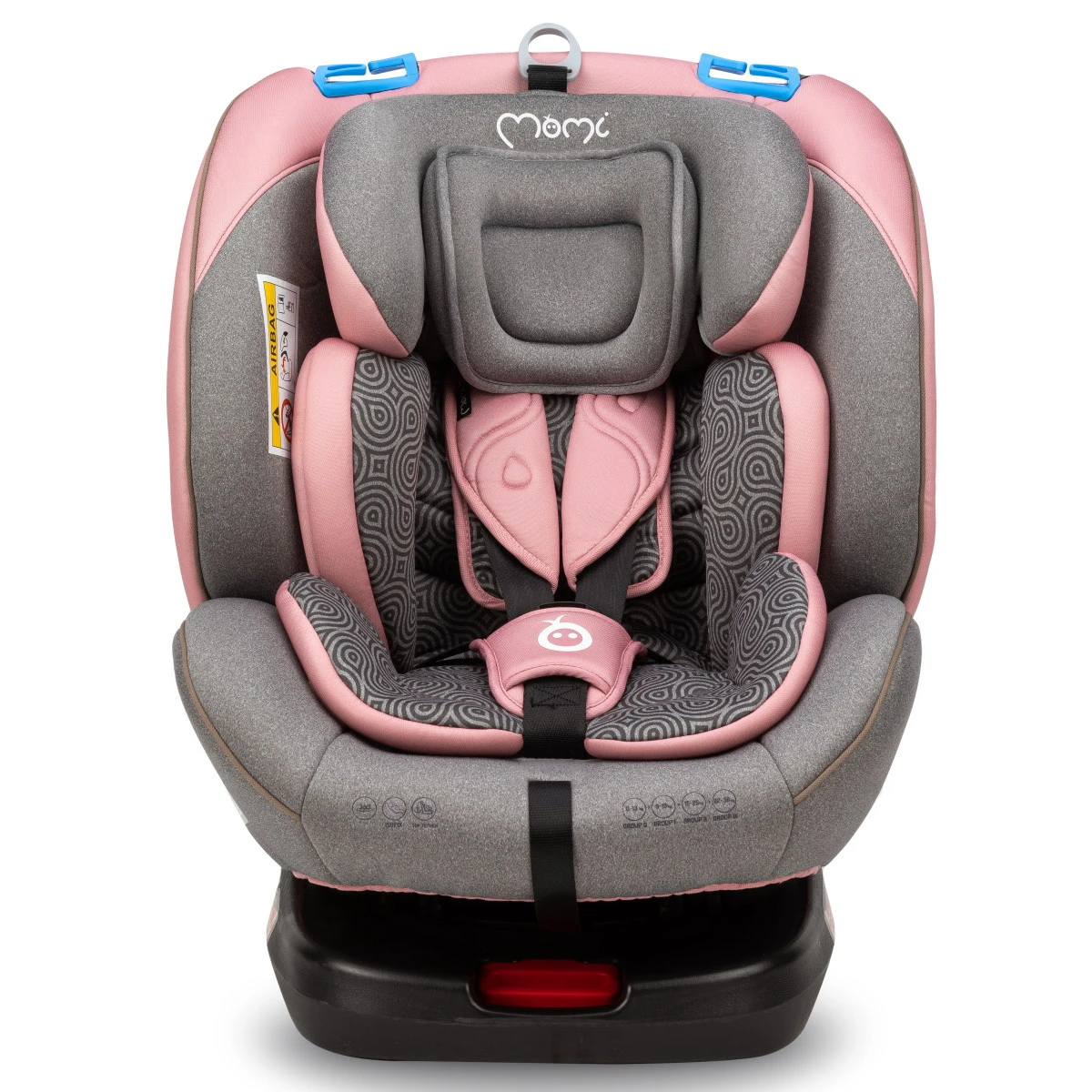 Momi Tordi Roze Isofix 360° 0-36 Kg Autostoel FOSA00018 -babybenodigdheden momi tordi roze isofix 360 0 36 kg autostoel fosa00018 2