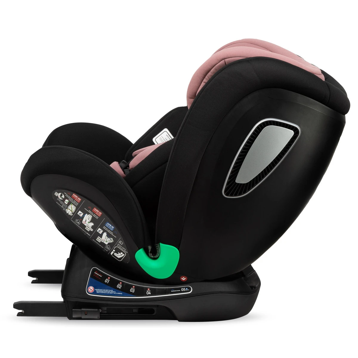 Momi Urso Pink 40-150 Cm I-Size Autostoel FOSA00021 -babybenodigdheden momi urso pink 40 150 cm i size autostoel fosa00021 3