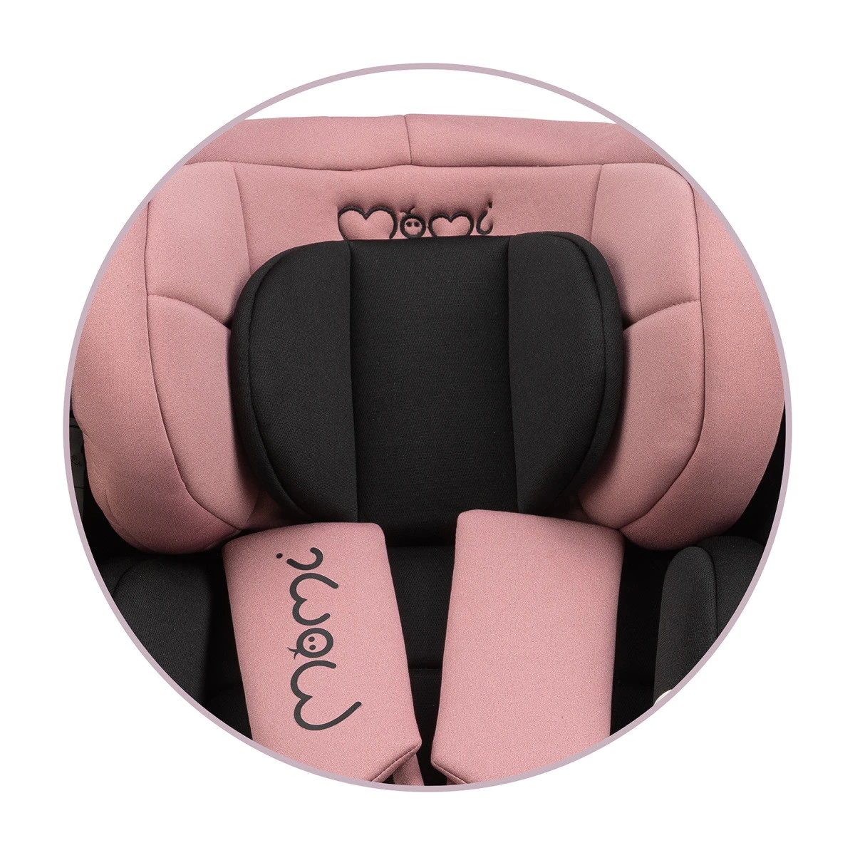 Momi Urso Pink 40-150 Cm I-Size Autostoel FOSA00021 -babybenodigdheden momi urso pink 40 150 cm i size autostoel fosa00021 9