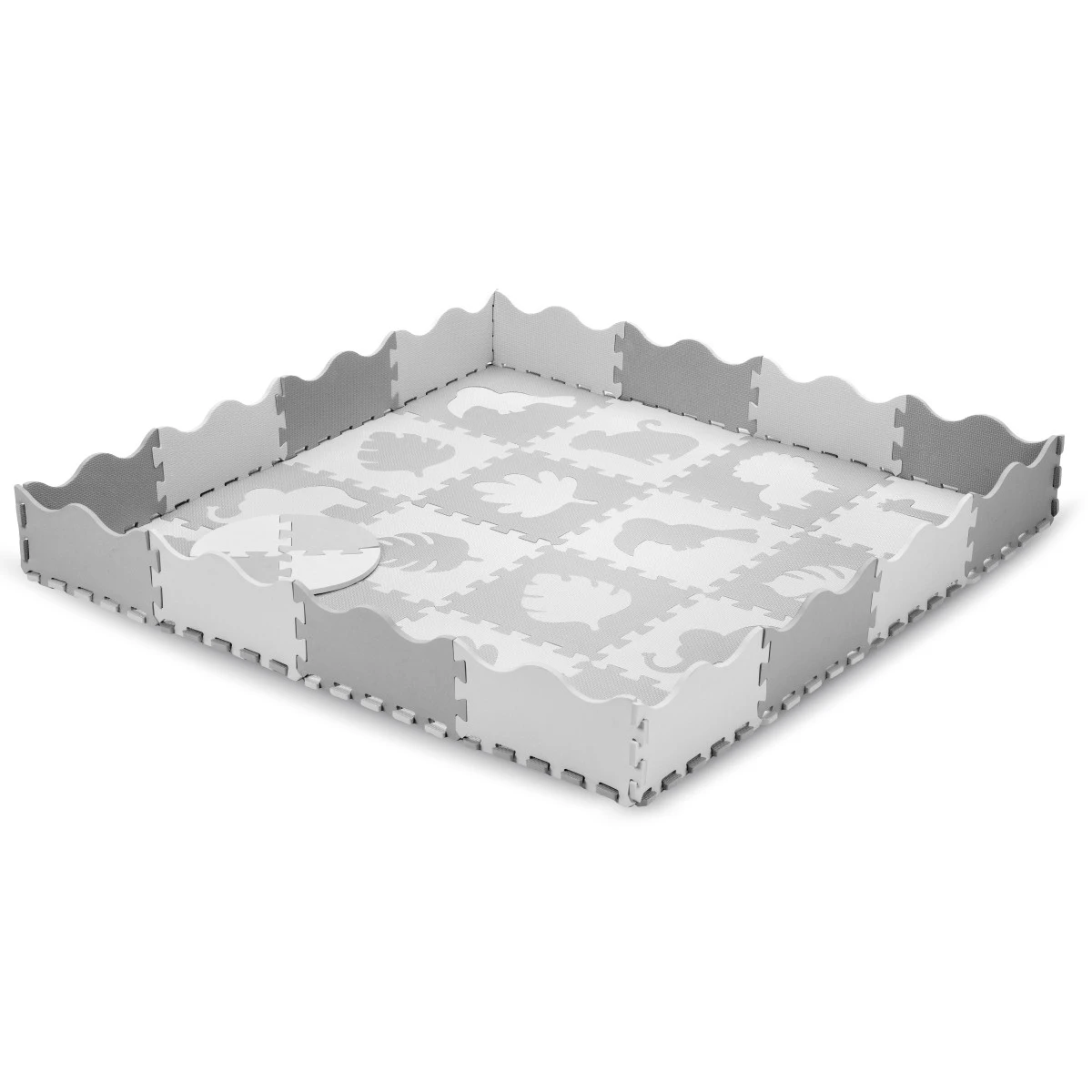 Momi Zawi Grey Schuimrubberen Puzzelmat met Rand MAED00013 Momi Zawi Grey Schuimrubberen Puzzelmat Met Rand MAED00013 -babybenodigdheden momi zawi grey schuimrubberen puzzelmat met rand maed00013 3
