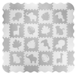 Momi Zawi Grey Schuimrubberen Puzzelmat Met Rand MAED00013 5 Momi Zawi Grey Schuimrubberen Puzzelmat Met Rand MAED00013 -babybenodigdheden momi zawi grey schuimrubberen puzzelmat met rand maed00013 4