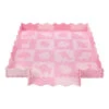 Momi Zawi Pink Schuimrubberen Puzzelmat Met Rand MAED00012 -babybenodigdheden momi zawi pink schuimrubberen puzzelmat met rand maed00012 1