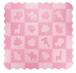 Momi Zawi Pink Schuimrubberen Puzzelmat Met Rand MAED00012 -babybenodigdheden momi zawi pink schuimrubberen puzzelmat met rand maed00012 4