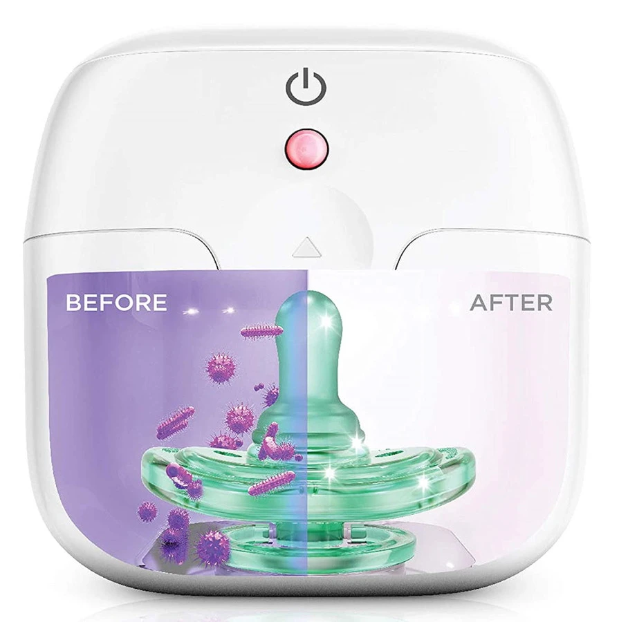 Munchkin Mini Kubus Speensterilisator 051849 Munchkin Mini Kubus Speensterilisator 051849 -babybenodigdheden munchkin mini kubus sterilisator 1