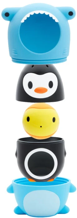 Munchkin Sharky & Pals 3 Stuks Badspeeltje 051847 -babybenodigdheden munchkin sharky pals 3 stuks badspeeltje 051847 3