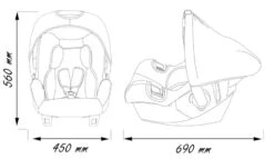 Nania Beone Universal Access Grey 0-13 Kg Autostoel ET572186X1 -babybenodigdheden nania beone universal access grey 0 13 kg autostoel et572186x1 7
