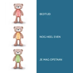 Zazu Brody De Beer Roze Slaaptrainer ZA-BRODY-03 -babybenodigdheden nl brody pink 3 phases lr