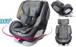 Osann One 360° Universe Grey Isofix Autostoel 0-36 Kg 108-210-252 -babybenodigdheden osann one 360 universe grey isofix autostoel 0 36 kg 108 210 252 1