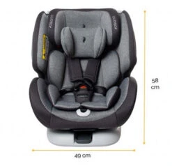 Osann One 360° Universe Grey Isofix Autostoel 0-36 Kg 108-210-252 -babybenodigdheden osann one 360 universe grey isofix autostoel 0 36 kg 108 210 252 14