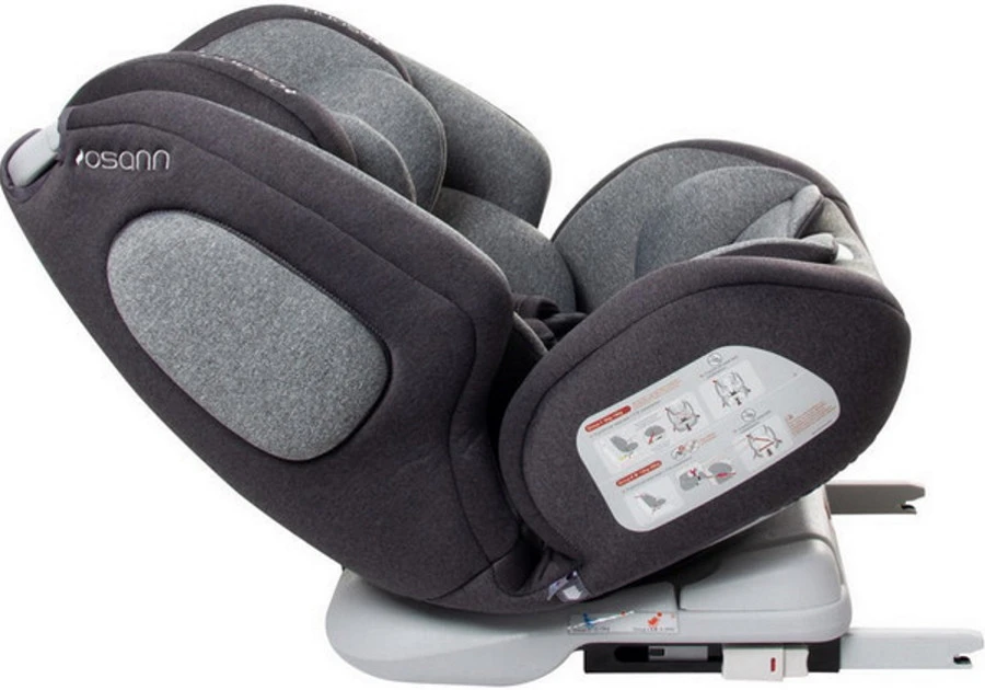 Osann One 360° Universe Grey Isofix Autostoel 0-36 Kg 108-210-252 -babybenodigdheden osann one 360 universe grey isofix autostoel 0 36 kg 108 210 252 2