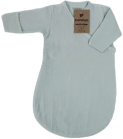 Petit Villain Hydrofiel Grijs 60cm Slaapzak Met Mouwen