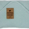 Petit Villain Hydrofiel Mint Badcape -babybenodigdheden petit villain hydrofiel mint badcape