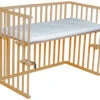 Amal II Piccolo Naturel Wieg Aan Bed Incl. Matras -babybenodigdheden piccolo naturel beuken wieg aan bed