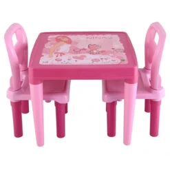 Pilsan Hobby Play Roze Tafel Met Stoeltjes 03 414