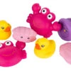 Playgro Sea Friends Pink 7 Stuks Drijvende Badspeeltjes P0188416 2 Playgro Sea Friends Pink 7 Stuks Drijvende Badspeeltjes P0188416 -babybenodigdheden playgro sea friends pink drijvend badspeeltje p0188416.1