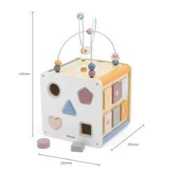 PolarB Houten 8-in-1 Activiteiten Box 44098 -babybenodigdheden polarb houten 8 in 1 activiteiten box 4