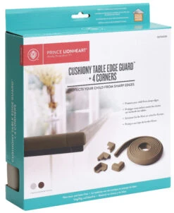 Prince Lionheart Impactabsorberend Schuimrubber Bruin + 4 Stuks Hoekbeschermers 0091 -babybenodigdheden prince lionheart impactabsorberend schuimrubber 4 stuks hoekbeschermers 1 1