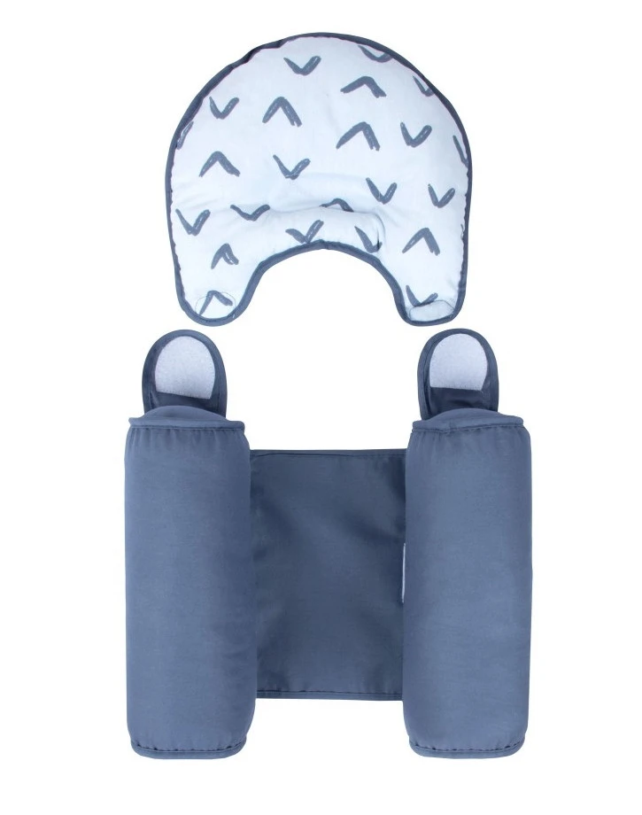 Sevibaby Blue Boomerang Steunkussen met Hoofdkussentje 33-154 Sevibaby Blue Boomerang Steunkussen Met Hoofdkussentje 33-154 -babybenodigdheden sevibaby blue boomerang steunkussen met hoofdkussentje 2