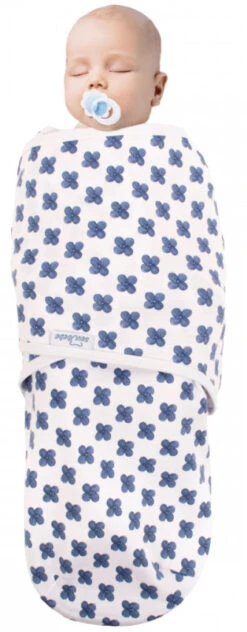 Sevibaby Blue Flower Jersey Inbakerdoek 118-170 3 Sevibaby Blue Flower Jersey Inbakerdoek 118-170 -babybenodigdheden sevibaby blue flower jersey inbakerdoek 118 170