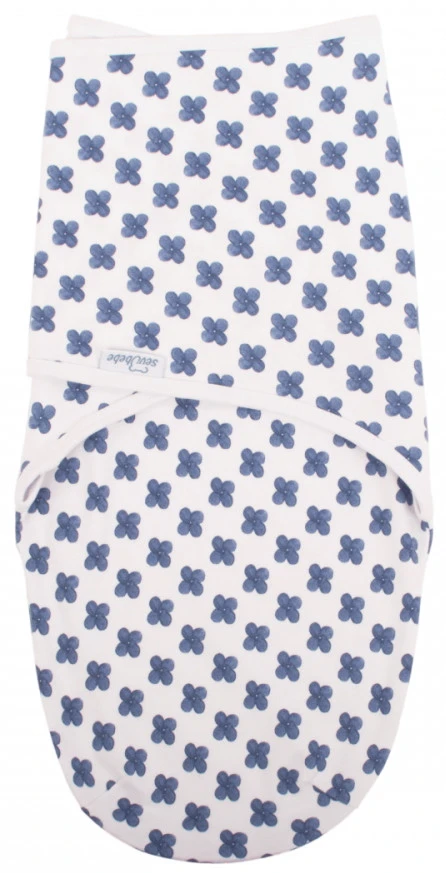 Sevibaby Blue Flower Jersey Inbakerdoek 118-170 Sevibaby Blue Flower Jersey Inbakerdoek 118-170 -babybenodigdheden sevibaby blue flower jersey inbakerdoek 118 170 2