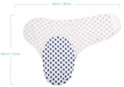 Sevibaby Blue Flower Jersey Inbakerdoek 118-170 5 Sevibaby Blue Flower Jersey Inbakerdoek 118-170 -babybenodigdheden sevibaby blue flower jersey inbakerdoek 118 170 4