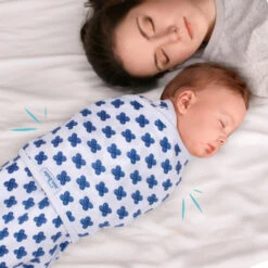 Sevibaby Blue Flower Jersey Inbakerdoek 118-170 7 Sevibaby Blue Flower Jersey Inbakerdoek 118-170 -babybenodigdheden sevibaby blue flower jersey inbakerdoek 118 170 6