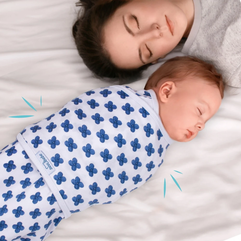 Sevibaby Blue Flower Jersey Inbakerdoek 118-170 Sevibaby Blue Flower Jersey Inbakerdoek 118-170 -babybenodigdheden sevibaby blue flower jersey inbakerdoek 118 170 6