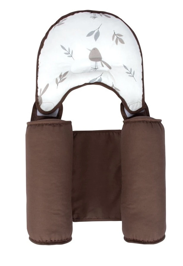 Sevibaby Brown Birds Steunkussen met Hoofdkussentje 33-149 Sevibaby Brown Birds Steunkussen Met Hoofdkussentje 33-149 -babybenodigdheden sevibaby brown birds steunkussen met hoofdkussentje 1