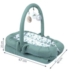 Sevibaby Green Reflux Multifunctioneel Draagbaar Babynest 275-92 -babybenodigdheden sevibaby green reflux multifunctioneel draagbaar babynest 275 92 5
