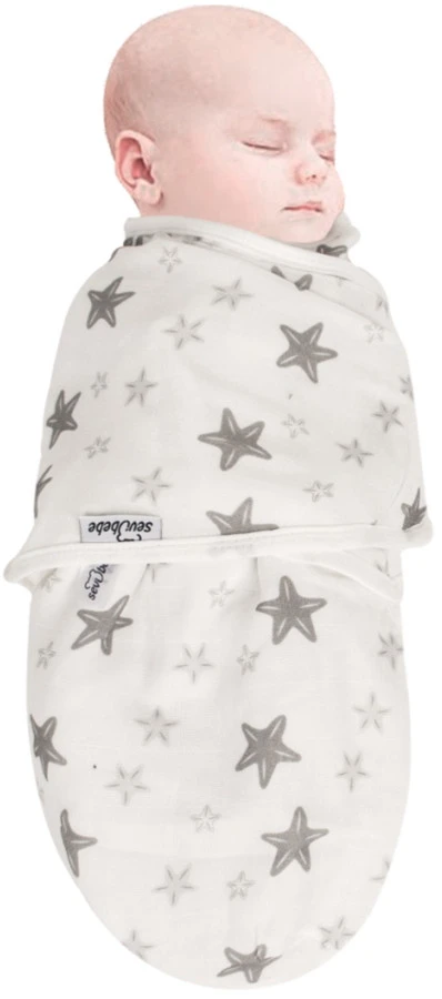 Sevibaby Star Grijs Hydrofiel Inbakerdoek 306-73 Sevibaby Star Grijs Hydrofiel Inbakerdoek 306-73 -babybenodigdheden sevibaby hydrofiel inbakerdoek 306 2