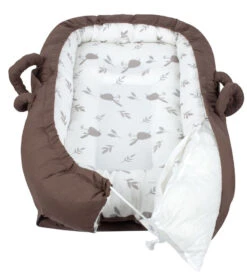 Sevibaby Brown Reflux Multifunctioneel Draagbaar Babynest 275-149 -babybenodigdheden sevibaby nougat reflux multifunctioneel draagbaar babynest 275 149 4 1