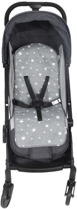 Sevibaby Star Grijs Wandelwagen/Buggy Inlegkussen 43-13 4 Sevibaby Star Grijs Wandelwagen/Buggy Inlegkussen 43-13 -babybenodigdheden sevibaby star grijs wandelwagen buggy inlegkussen 43 13 2