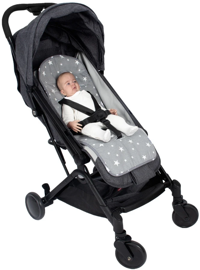 Sevibaby Star Grijs Wandelwagen/Buggy Inlegkussen 43-13 Sevibaby Star Grijs Wandelwagen/Buggy Inlegkussen 43-13 -babybenodigdheden sevibaby star grijs wandelwagen buggy inlegkussen 43 13 3