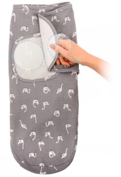 Sevibaby Swan Jersey Inbakerdoek 118-70 -babybenodigdheden sevibaby swan jersey inbakerdoek 118 70 3