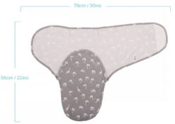 Sevibaby Swan Jersey Inbakerdoek 118-70 -babybenodigdheden sevibaby swan jersey inbakerdoek 118 70 5