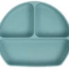Sevibaby Turquoise Silicone Bord Met Zuignap 525-15 -babybenodigdheden sevibaby turquoise silicone bord met zuignap 525 15