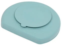 Sevibaby Turquoise Silicone Bord Met Zuignap 525-15 -babybenodigdheden sevibaby turquoise silicone bord met zuignap 525 15 2