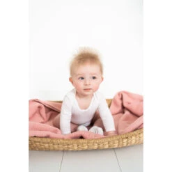 Briljant Pique Pink 100 X 150 Cm Zomer Ledikantdeken 40R -babybenodigdheden sfeer 2 9