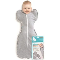 Love To Dream Swaddle Up 1.0 Grey Small 3-6 Kg Inbakerslaapzak L1001001GRS -babybenodigdheden su original hero grey hi res cmyk 2