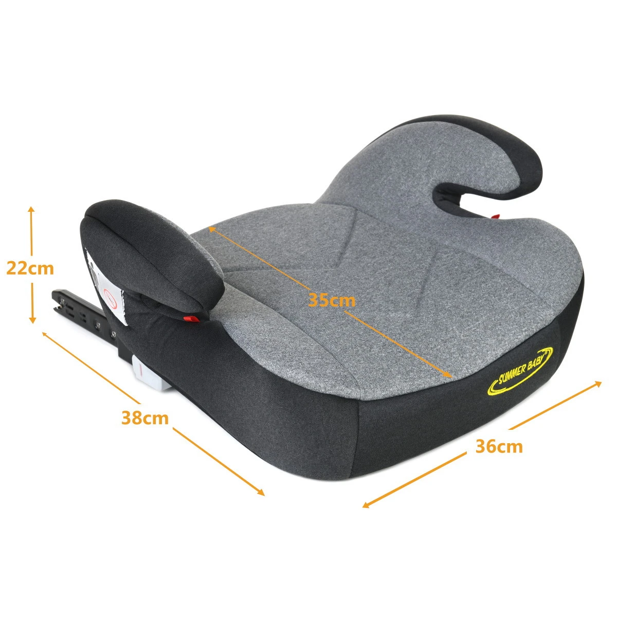 Summer Baby Uno Grey Isofix 22-36 kg Booster Summer Baby Uno Grey Isofix 22-36 Kg Booster -babybenodigdheden summer baby uno grey isofix 22 36 kg booster 6