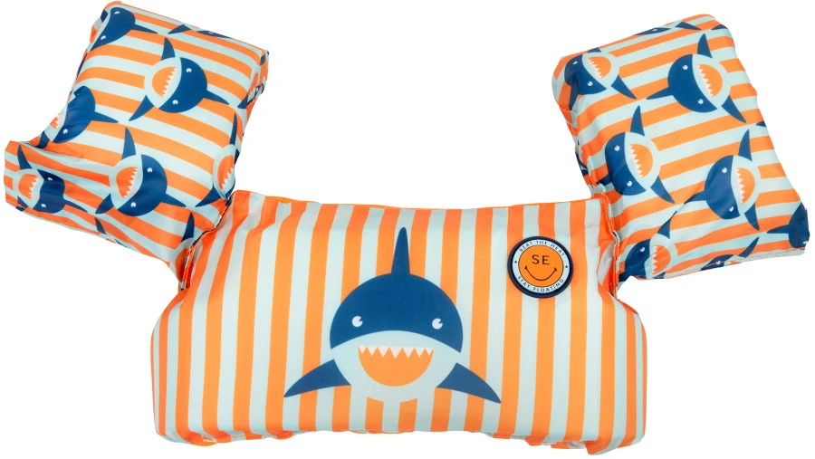 Swim Essentials Puddle Jumper Oranje/Blauw Haai 2-6 Jaar Zwemvest -babybenodigdheden swim essentials puddle jumper oranje blauw haai 2 6 jaar zwemvest